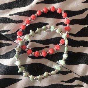 Turtle and Pig Bracelets